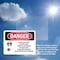 Signmission Radiation & Laser Sign, 7 in H x 10 in W, Vinyl Decal, Rectangle OS-2PACK-DS-D-710-L-1417 - alternate 3